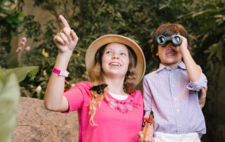 Kids at Butterfly Palace in Branson MO